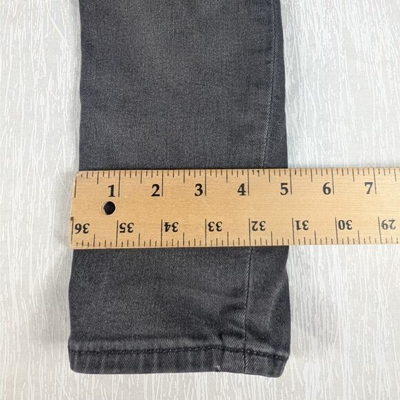 True Religion Skinny Jeans Womens Size 36 Black Halle Mid Rise Super Skinny Jean - Picture 8 of 9